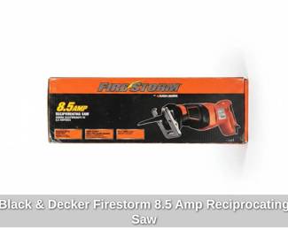 Black Decker Firestorm . Amp Reciprocating Saw