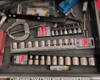 Craftsman Tool Chest with Assorted Tools