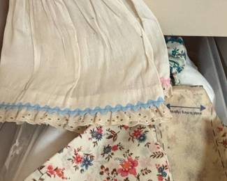 Craft Supplies and Vintage Doll Dress