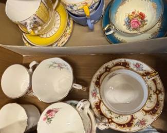 Vintage Tea Cups and Saucers Collection third image
