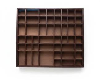 Vintage Printers Type Case