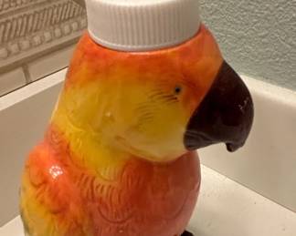 Ceramic Parrot Soap Dispenser