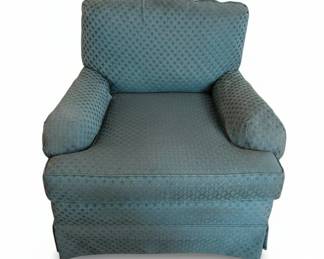 Blue Upholstered Armchair