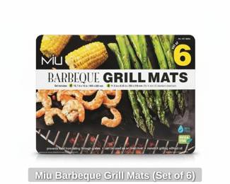 Miu Barbeque Grill Mats Set of