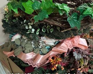 Artificial Christmas Wreath and Garland Assortment third image