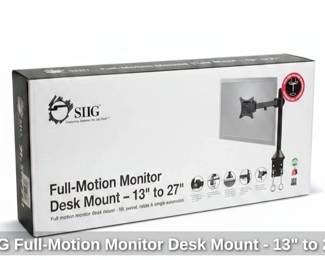 SIIG FullMotion Monitor Desk Mount to B