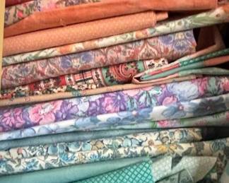 Fabric Remnants Collection with Butterfly Motifs third image