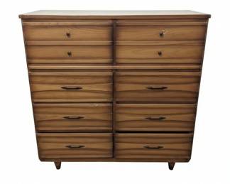 MidCentury Modern SixDrawer Dresser