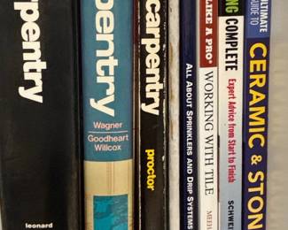 Collection of Home Improvement, Carpentry, and Reference Books