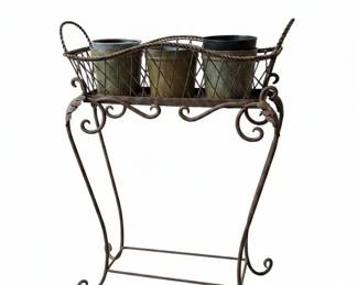 Safavieh Hendrick Planters Wrought Iron Plant Stand