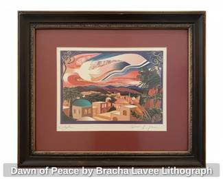 Dawn of Peace by Bracha Lavee Lithograph second image