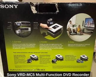 Sony VRDMC MultiFunction DVD Recorder second image