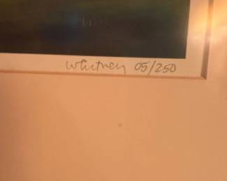 Original Print by Whitney The Watchman or third image