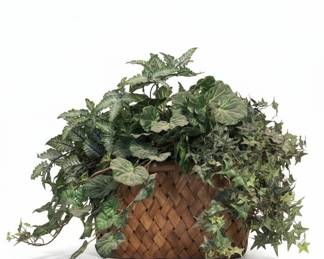 Nearly Natural Silver Queen and Ivy Artificial Plant Arrangement