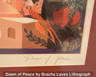 Dawn of Peace by Bracha Lavee Lithograph third image