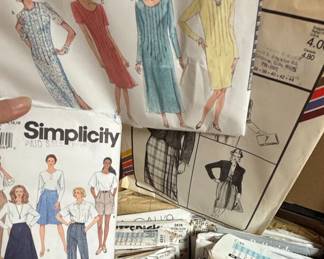 Simplicity and Butterick Sewing Patterns Lot