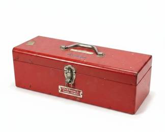 Red Metal Toolbox