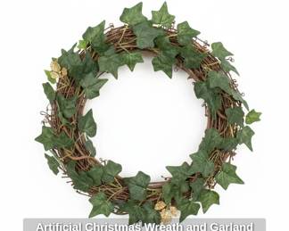 Artificial Christmas Wreath and Garland Assortment fourth image
