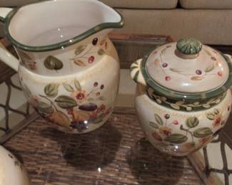 Certified International La Toscana by Pamela Gladding Pitcher and Canister Set third image
