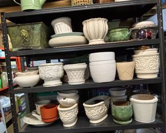 Pottery and Decorative Garden Planters and Watering Can