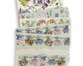 Carol Wilson Fine Arts Floral and Mushroom Themed Stationery and Invitation Assortment
