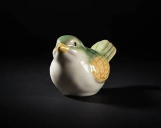 Ceramic and Glass Bird Figurines and Napkin Rings second image