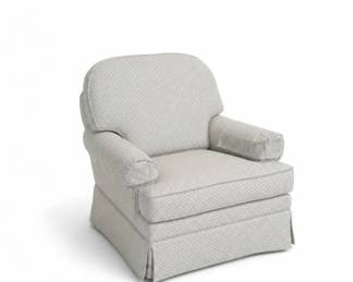 25 EthanAllenFeatherblendSwivelGliderChair