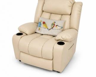38 CreamPowerLiftReclinerwithHeatMassage