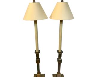 1988 Chapman Brass Table Lamps