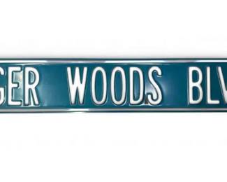 Tiger Woods Blvd Street Sign 36 Long