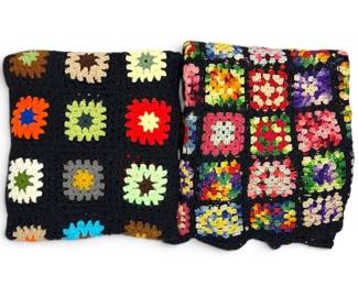 Colorful Afghan Crochet Blankets