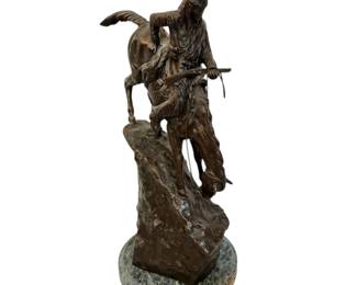 Mountain Man Bronze Sculpture by Frederic Remington