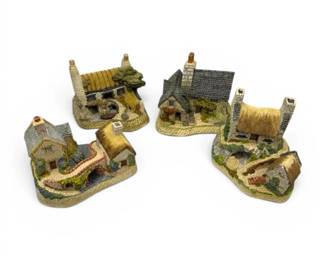 David Winter Cottages w Boxes Scottish Irish Collection