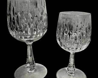 Crystal Wine Glasses Goblets 24 Pcs.