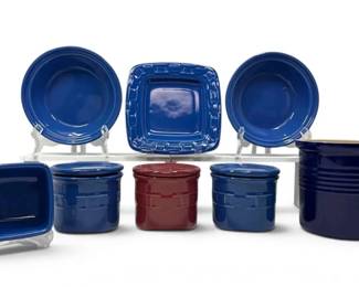 Longaberger Glazed Pie Dishes, Canisters More