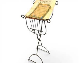 Vintage Metal Music Stand