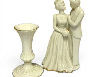 Lenox Porcelain Wedding Cake Topper Bud Vase
