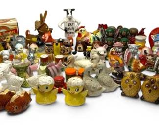 Salt Pepper Shakers Anthropomorphic More