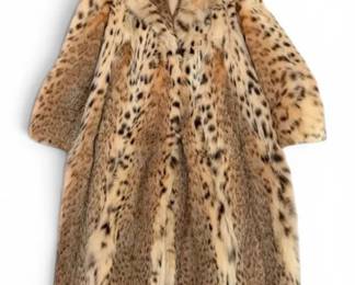 Vintage Carl Ganz Lynx Fur Coat