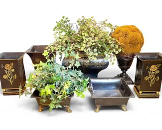 Black Gold Painted Decor