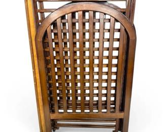 Dark Wooden Childrens Crib