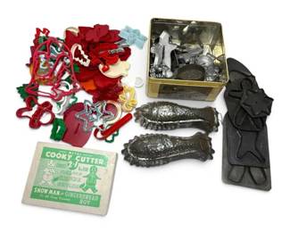 Cookie Cutters, Tinsmith Cookie Cutters, Fish Jello Molds