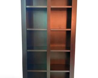 Dark Veneer Bookcase