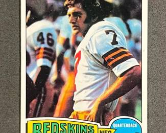 Rookie Joe Theismann Topps 1976 Card RC