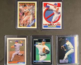Nolan Ryan 5 Card Lot.