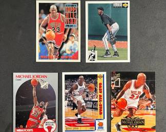 Michael Jordan 5 Card Lot