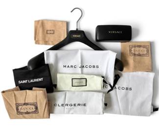 Designer Dust Bags, Gucci, Versace, Saint Laurent,  More