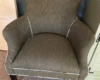 (2) matching upholstered armchairs 26"W x 24"D x 31"H - $150 each