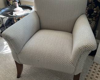 Upholstered armchair 31"W x 33"D x 32"H - $200