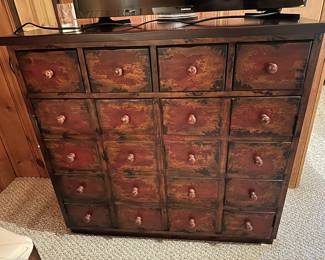 Pottery Barn cabinet 37"W x 15"D x 36"H - $300